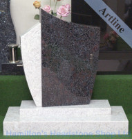 angular headstone