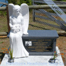 Angel Seat Headstone