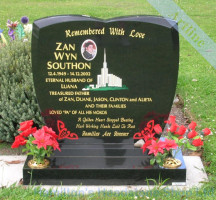 Beveled Headstone