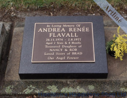 Bronze Plaque on Granite Desk Headstone